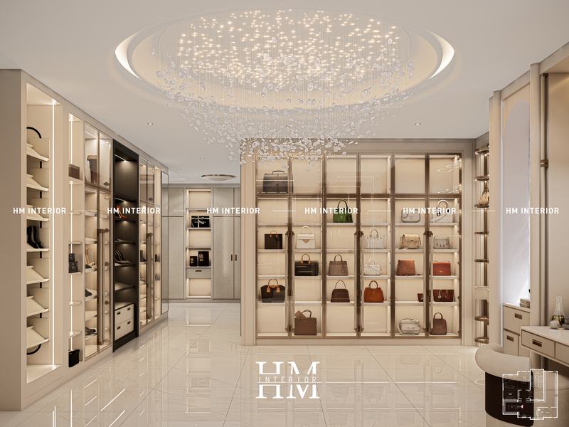 Signature walk-in closet design concept