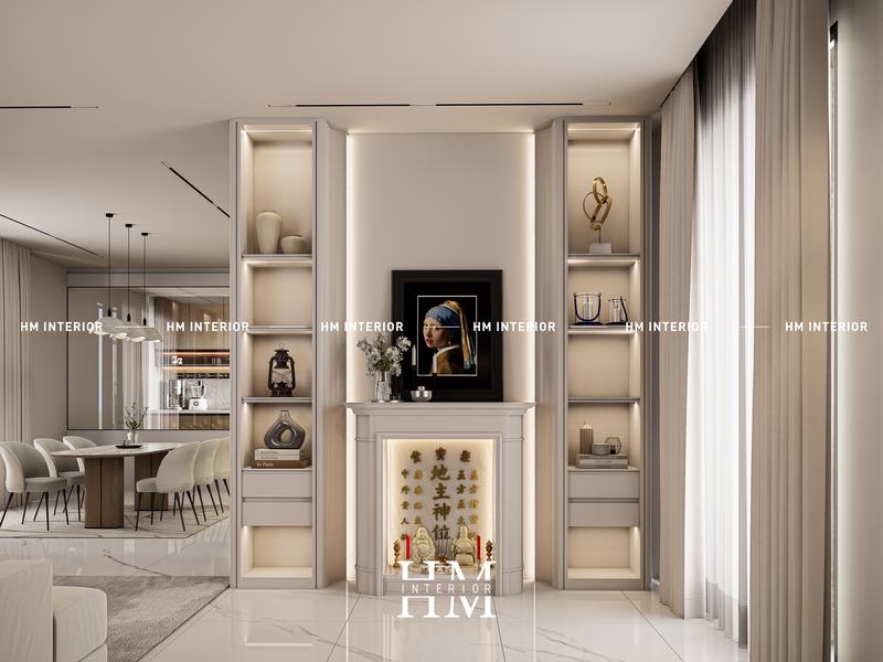 La Palm Villa — Living Room, View 02