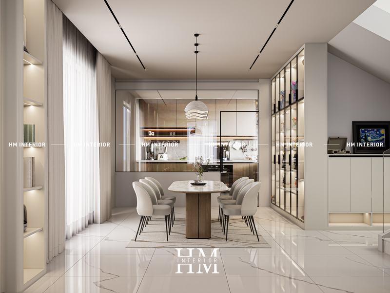 La Palm Villa — Living Room, View 03