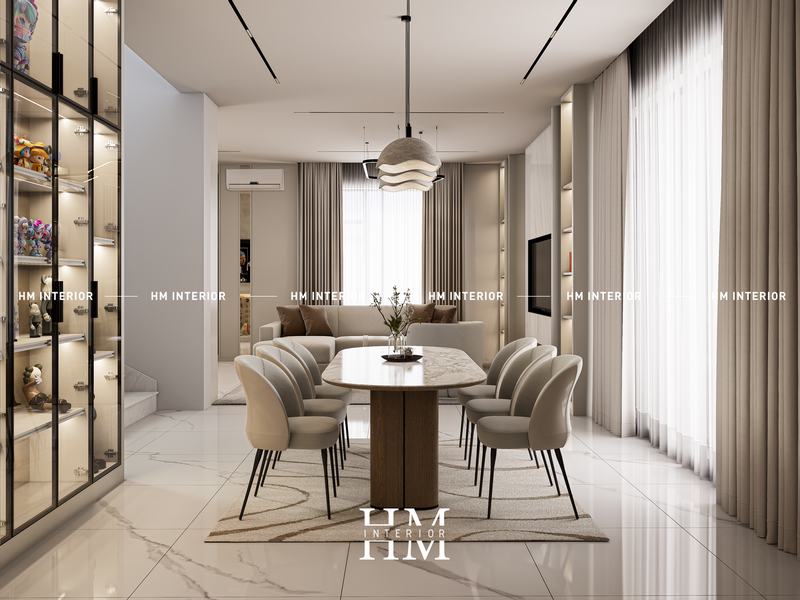 La Palm Villa — Living Room, View 04
