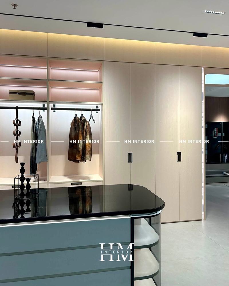 Completed showroom fitout