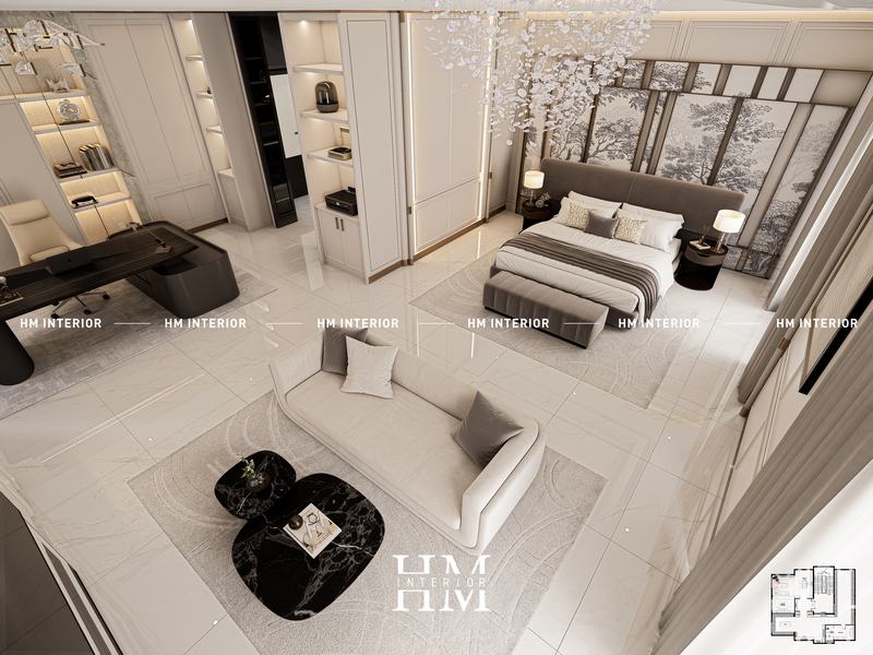 Master Bedroom — Aerial Concept
